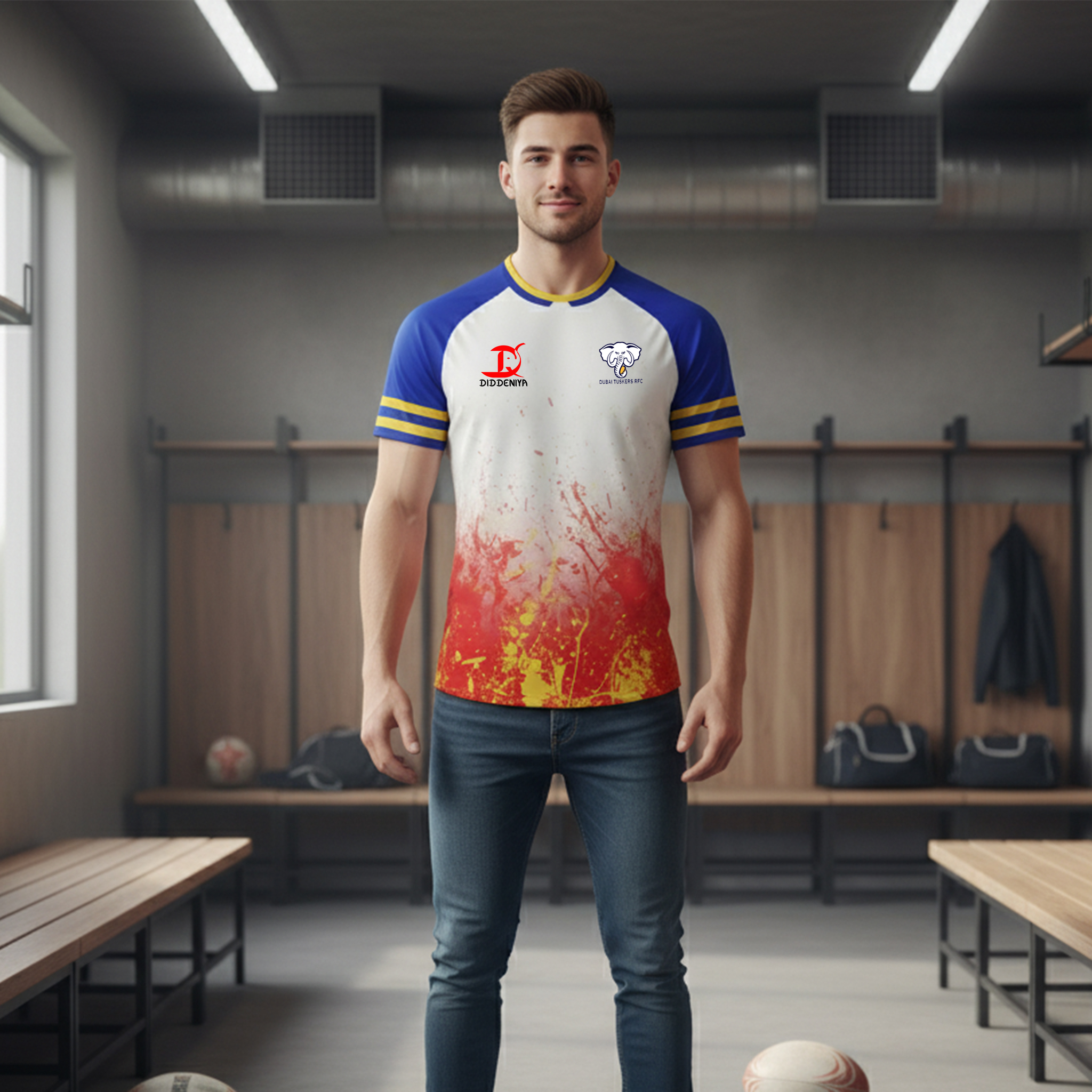 Dubai Tuskers Warm Up Tshirt - Image 5