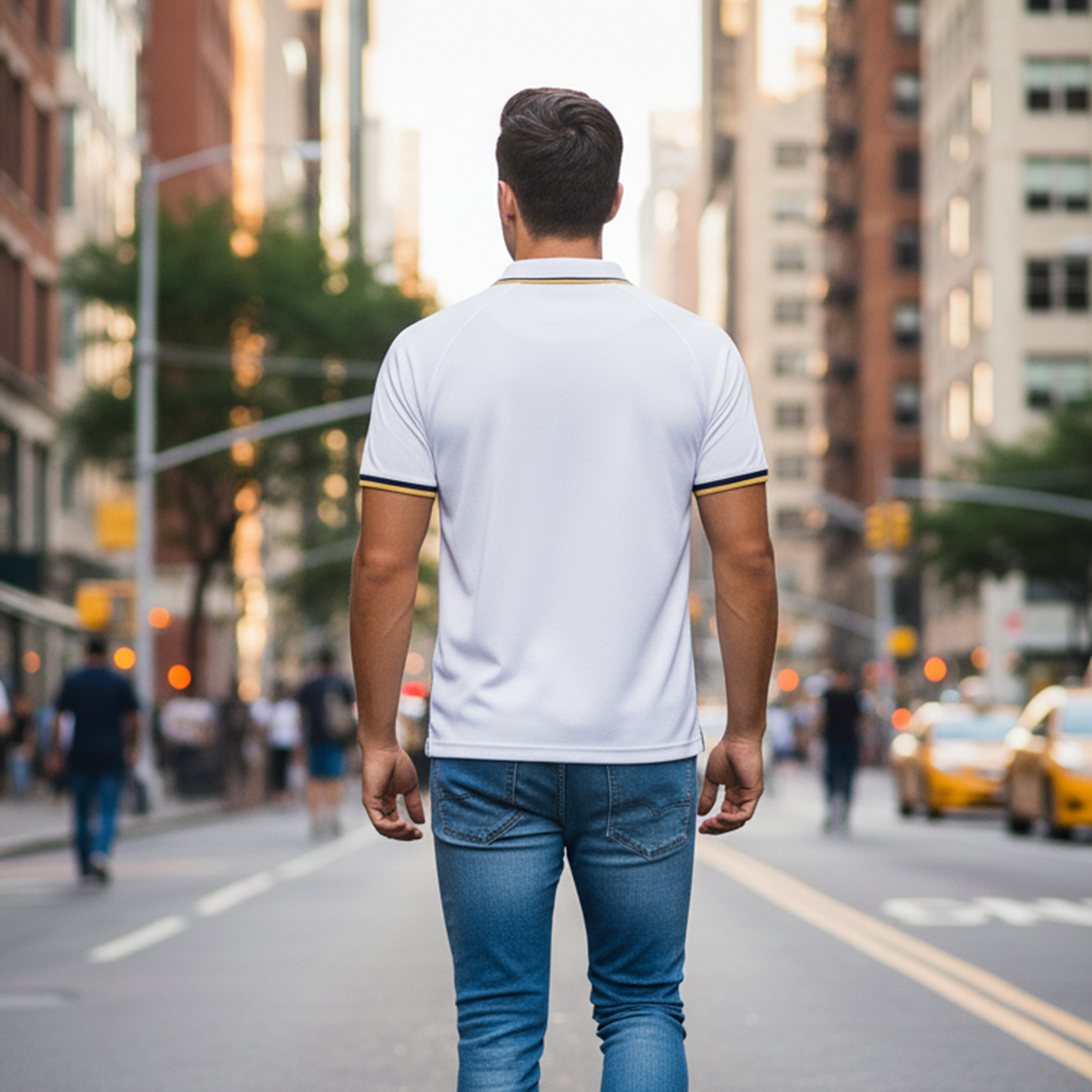 Dubai Tuskers Polo T-Shirt - Image 5