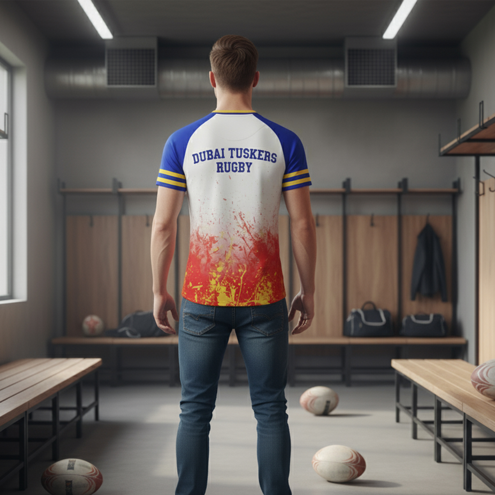 Dubai Tuskers Warm Up Tshirt - Image 4